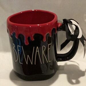 Rae Dunn BEWARE Halloween mug